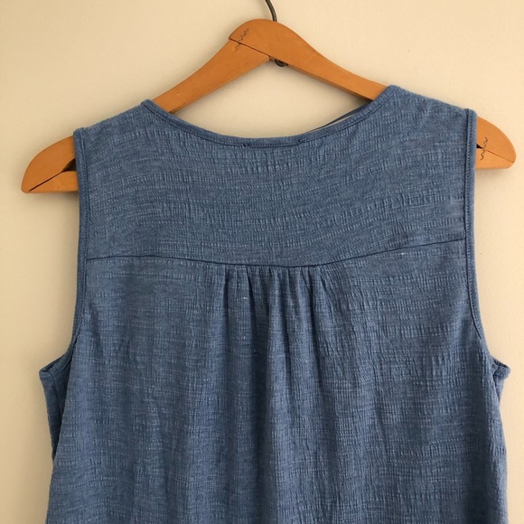 Cable & Gauge Blue Textured Tank - Picture 4 of 6